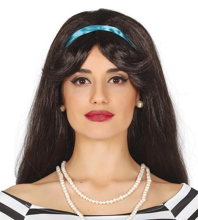 PERUKA Z OPASKĄ LATA 50