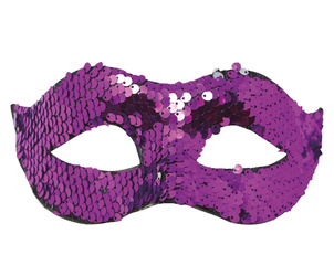 MASKA WENECKA CEKINOWA FIOLETOWA