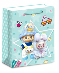 TOREBKA PREZENTOWA LABOBO ZIELONA 31 X 40 X 12 CM