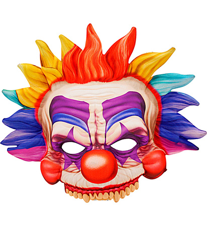 MASKA KOLOROWY KLAUN