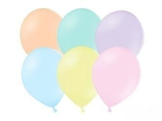 BALONY 30cm, PASTEL MIX 100 szt.
