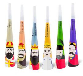 TRĄBKI KRÓLOWIE I KSIĄŻĘTA POLSKI 6 SZT