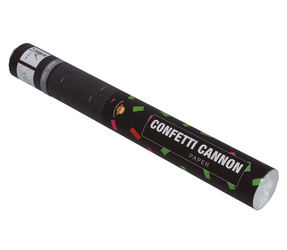 TUBA Z KONFETTI NEONOWE PASKI 40 CM