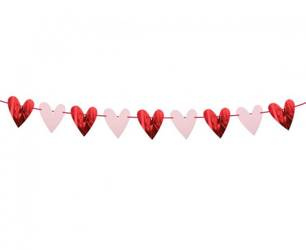 GIRLANDA PAPIEROWA SERCA 200 CM