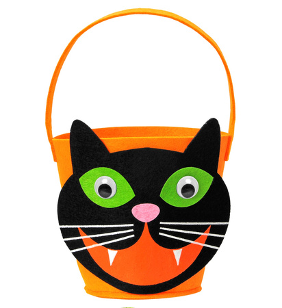 KOSZYK NA SŁODYCZE CZARNY KOT