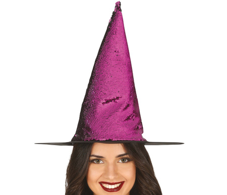 KAPELUSZ CZAROWNICY CEKINOWY