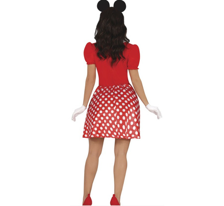 STRÓJ DAMSKI CZERWONA MYSZKA