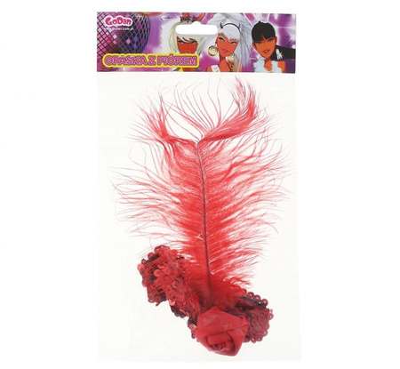 OPASKA CZERWONA RETRO