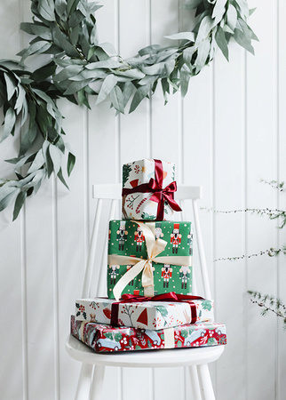 PAPIER DO PAKOWANIA JELONEK MERRY CHRISTMAS 70x200 CM