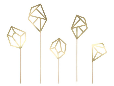 Toppery Kryształy, 12,5-24,5cm (1 karton / 50 op.) (1 op. / 5 szt.)