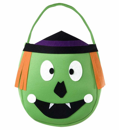 Pk 12 "TRICK OR TREAT HANDBAG" 4 styles ass. - 25x20 cm