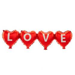 GIRLANDA BALONOWA SERCA LOVE 101x27 CM