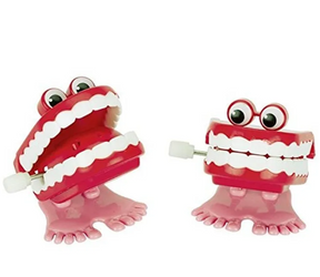 CHODZĄCA SZCZĘKA NAKRĘCANA