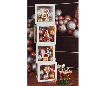 ZESTAW PUDEŁEK 35 CM NA BALONY BABY 4 SZT.