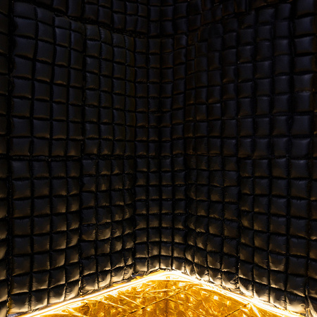 BALON FOLIOWY KURTYNA CZARNA 72X143 CM