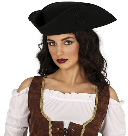 HQ PIRATE FELT HAT, ADULTS