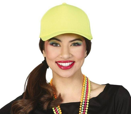 CZAPKA Z DASZKIEM NEONOWA ŻÓŁTA