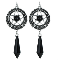 KOLCZYKI SATANISTYCZNE HALLOWEEN