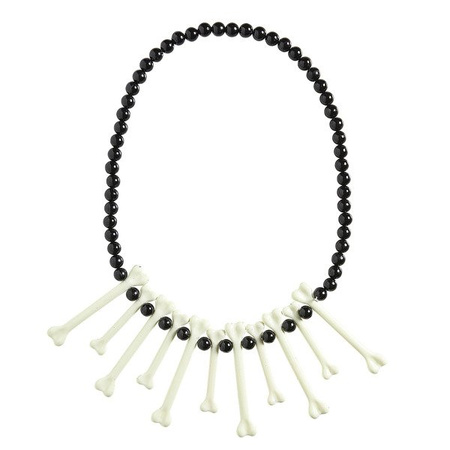 NASZYJNIK JASKINIOWCA Z KOŚĆMI