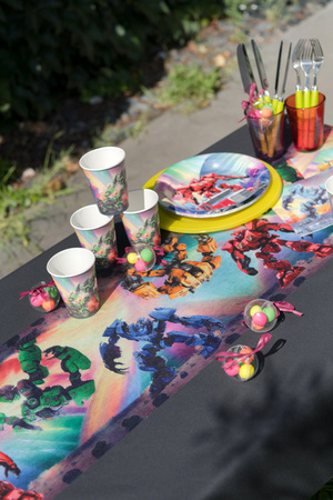 KUBECZKI PAPIEROWE AUTOBOT ROBOT MECH 270 ML 10 SZT.