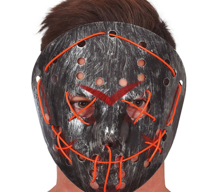 MASKA ŚWIECĄCA LED STALOWA