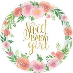 TALERZYKI PAPIEROWE KWIATKI