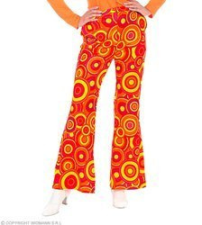 SPODNIE POMARANCZOWE DISCO