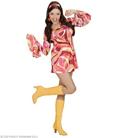 SUKIENKA HIPPIE BŁĘKITNA