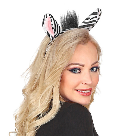 ZESTAW ZEBRA USZY OGON