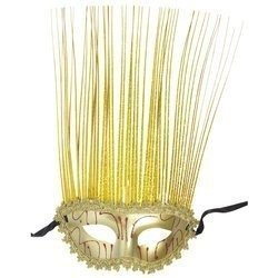 MASKA WENECKA ZŁOTA