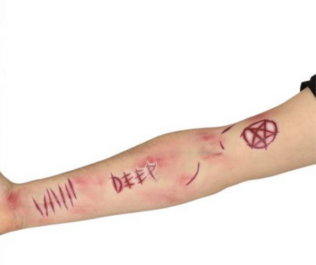 TATUAŻE KRWAWE RANY 10 SZT.