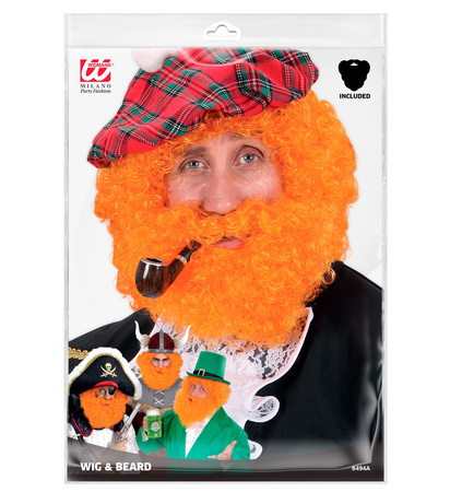 PERUKA + BRODA POMARAŃCZOWA IRLANDZKA