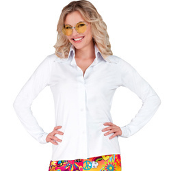 KOSZULA DAMSKA BIAŁA LATA 70