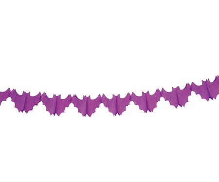 GIRLANDA FIOLETOWY NIETOPERZ 300 CM