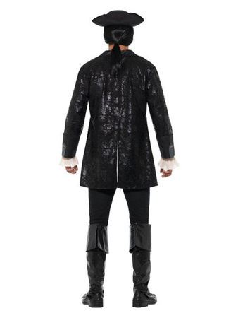 PŁASZCZ PIRATA CZARNY