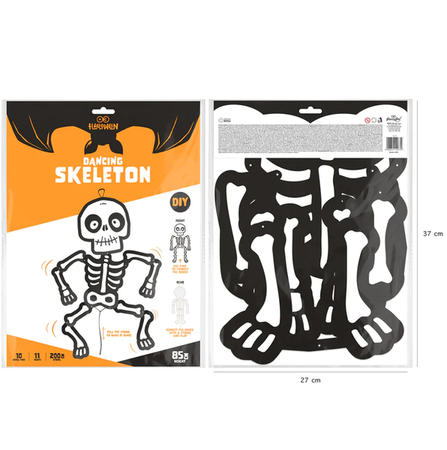 WISZĄCY SZKIELET HALLOWEEN MONSTERS 85 CM DIY