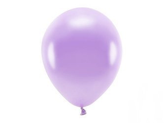 BALONY ECO 30 cm METAL. LAWENDA 10 szt