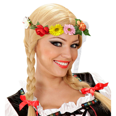 WIANEK Z KOLOROWYCH KWIATÓW