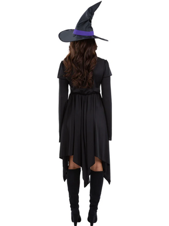STRÓJ FIOLETOWA CZAROWNICA DLA KOBIET