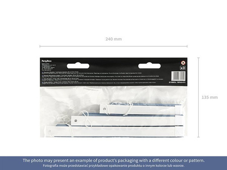 ROZETY DEKORACYJNE FUKSJA 3 szt.