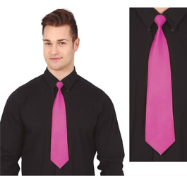 KRAWAT W KOLORZE FUKSJI 40 CM