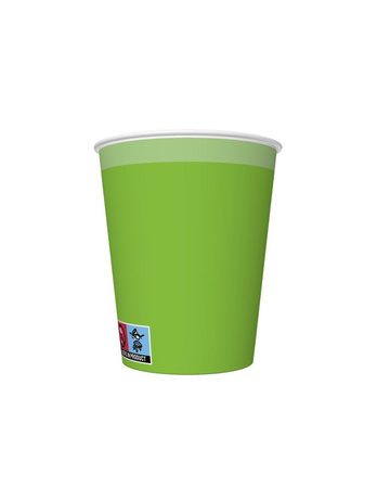 KUBECZKI PAPIEROWE ZIELONE 250 ML