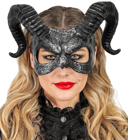 MASKA HALLOWEENOWA ROGI DIABŁA 