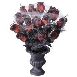 WAZON Z RÓŻAMI HALLOWEEN