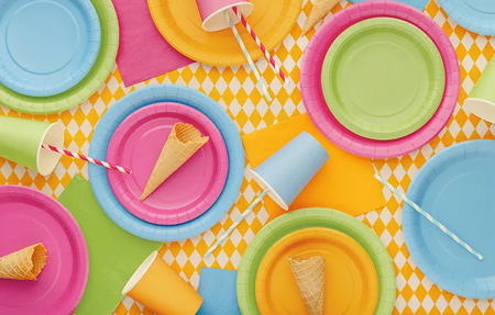 OBRUS JASNY POMARAŃCZOWY 137 X 183 CM