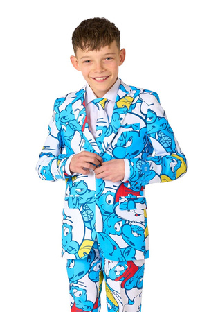 GARNITUR CHŁOPIĘCY SMERFY OPPOSUITS 