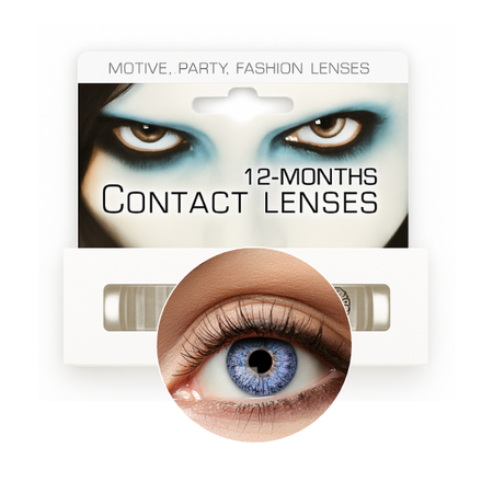 SOCZEWKI ROCZNE NATURALNE NIEBIESKIE A04