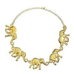 NASZYJNIK SŁONIE SŁOŃ EGIPT FARAON KARNAWAŁ