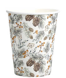 KUBECZKI PAPIEROWE GAŁĄZKI SZYSZKA ZŁOTO 270 ML