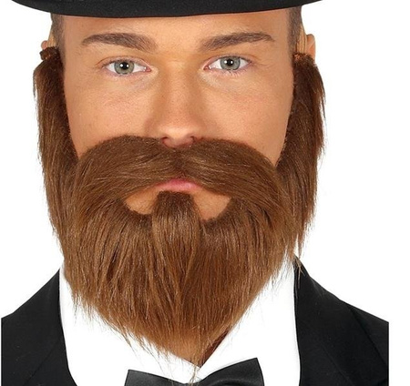 BRODA Z WĄSAMI BRĄZ